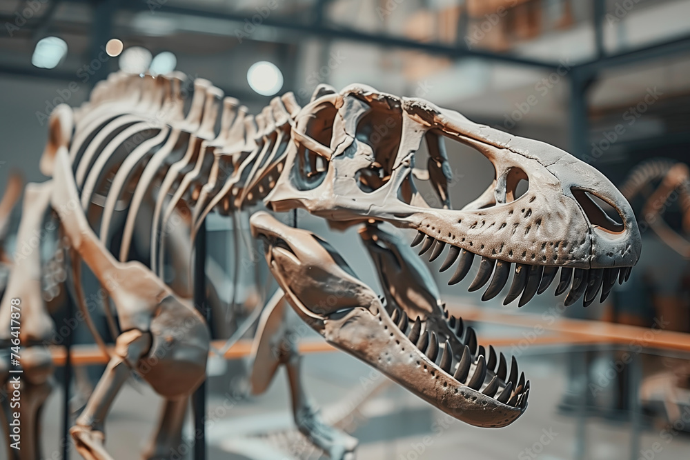 Fossil skeleton of Dinosaur Tyrannosaurus Rex Fossil skeleton of Dinosaur Tyrannosaurus Rex