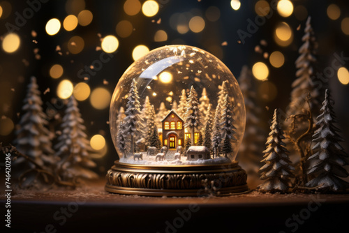 Christmas snow globe © Alex