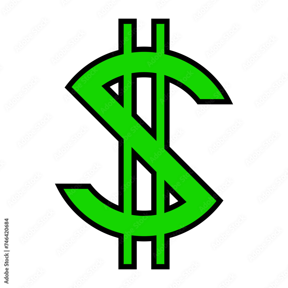 Letter S logo. Modern abstract dollar sign icon or letter S. Vector illustration isolated on white background. Letter S logo. Modern abstract dollar sign icon or letter S. Vector illustration isolated on white background.