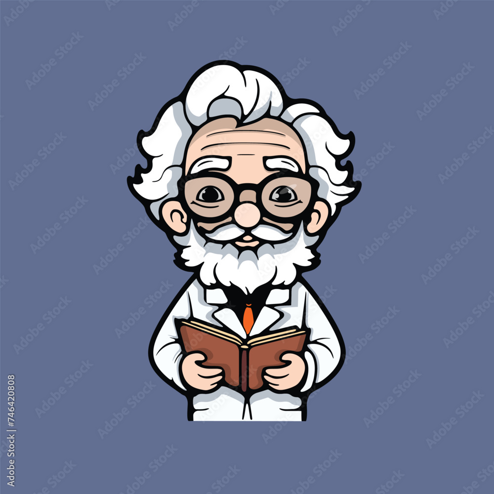 the professor icon vector illustration the professor icon vector illustration