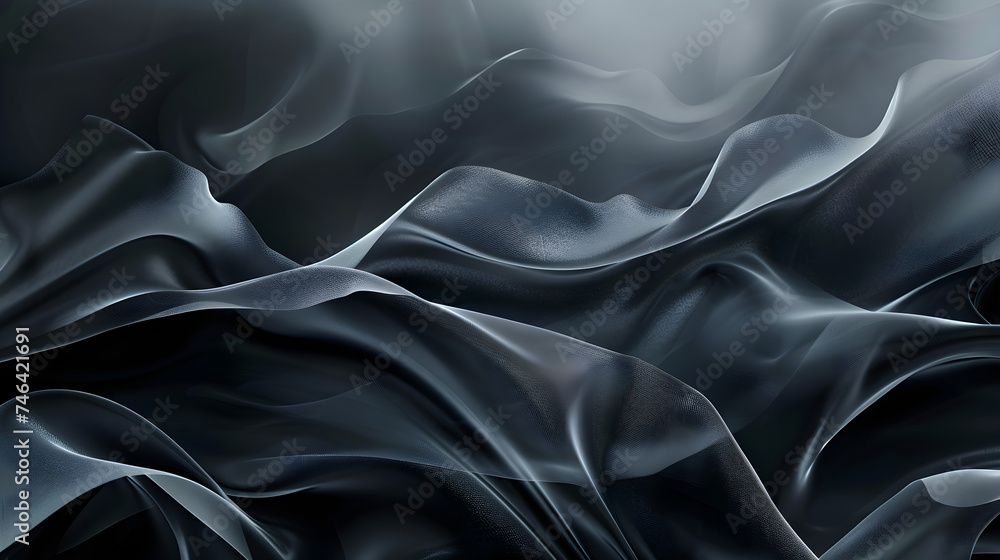Obraz premium black silk background