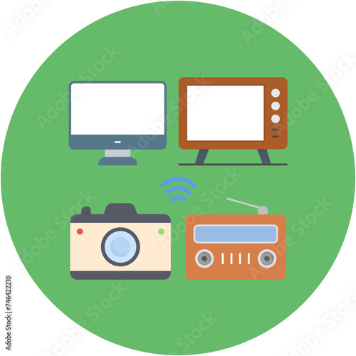 Mass Media Icon