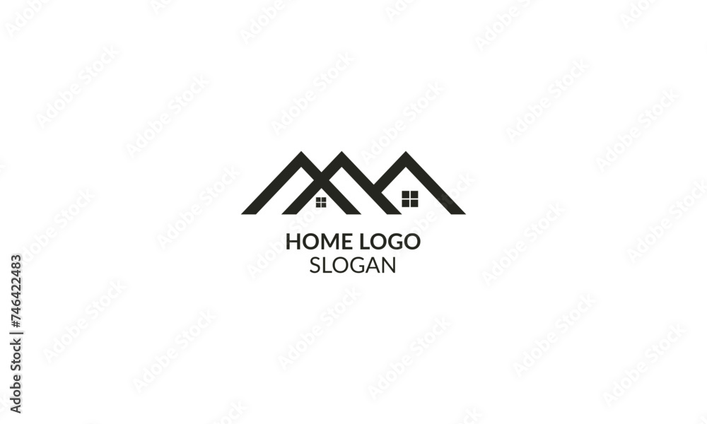 A classic home icon travel logo with a timeless design, symbolizing reliability and sophistication in travel.