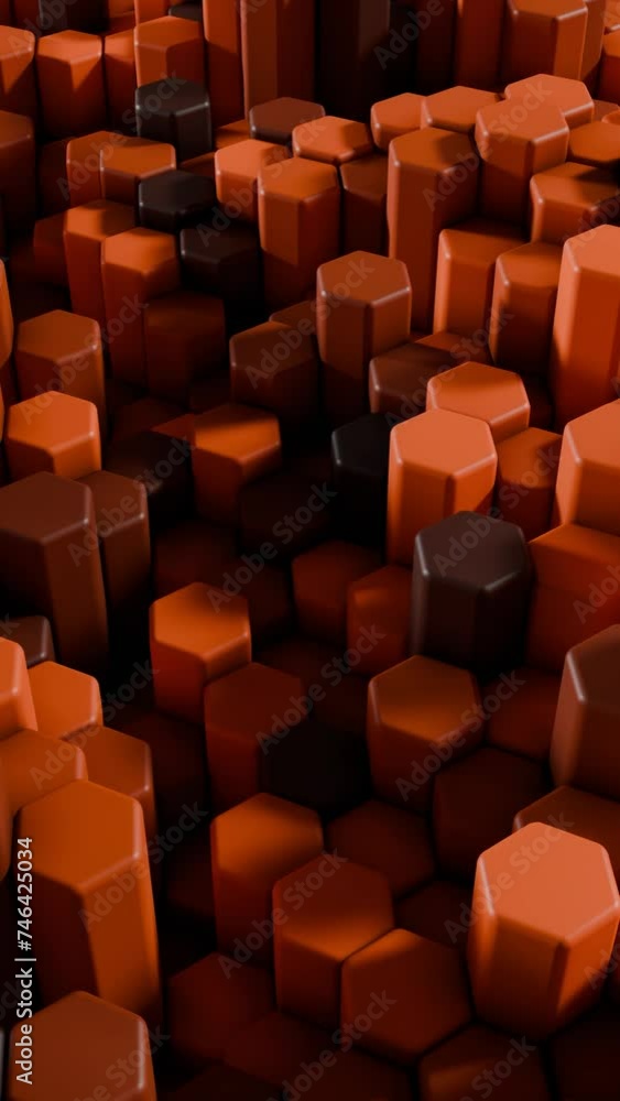 3d animated background of hexagons in a loop satisfying video 3d animated background of hexagons in a loop satisfying video