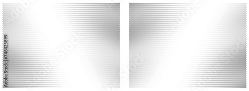 Obraz na płótnie 4 TRAMES VECTORIELLES VERTICALES. 4 dégradés de demi-teintes avec points noirs parfaitement ronds w salonie
