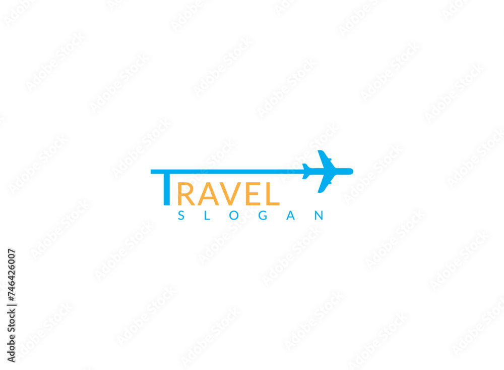 A minimalist airplane logo with a simple design, symbolizing efficiency.