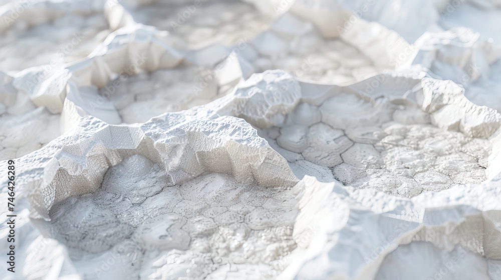 Healing Crystals: An Extreme Close-Up of the Salt Flats in Bolivia, Revealing the Therapeutic Properties of Nature's Own Crystalline Landscape