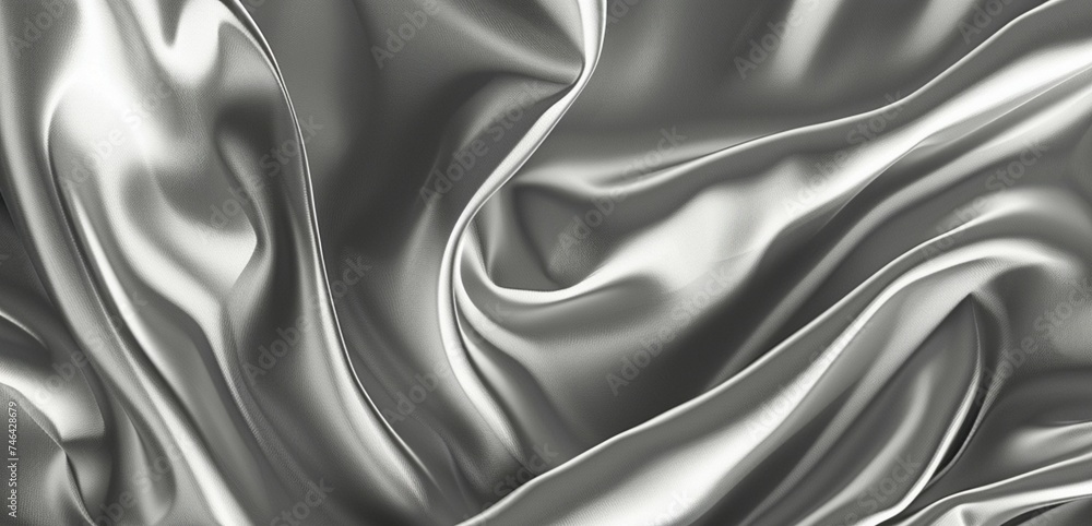 Gray background, silk, satin, fabric, texture, material, textile, cloth, luxury, wave, soft, smooth, decor, pattern Gray background, silk, satin, fabric, texture, material, textile, cloth, luxury, wave, soft, smooth, decor, pattern