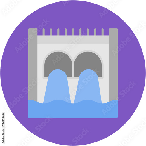 Hydroelectricity Icon