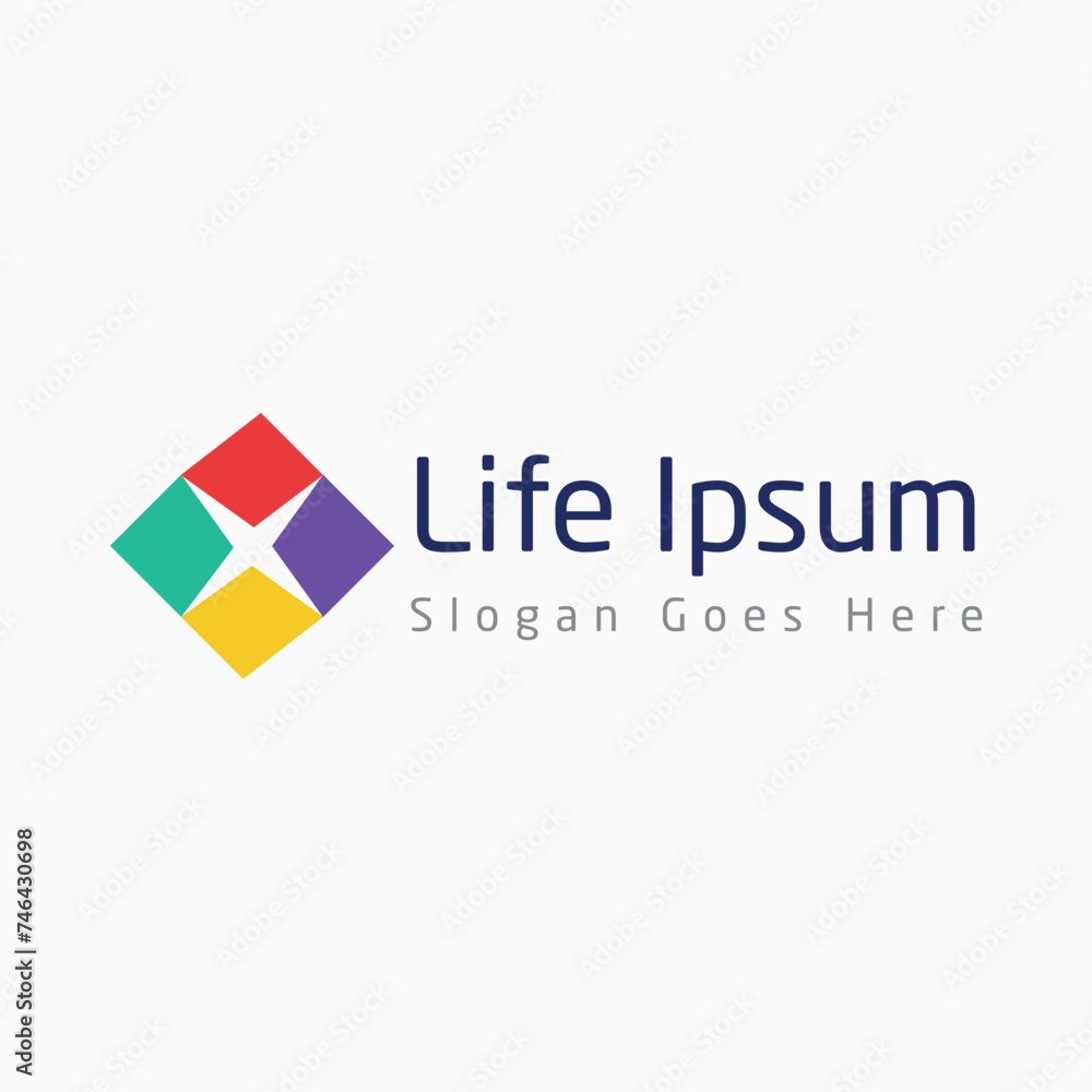 Colourful Business Logo Fresh Idea For life, insurance, finance, organizations, Environment Vector Flat Logos and Icon Design Colourful Business Logo Fresh Idea For life, insurance, finance, organizations, Environment Vector Flat Logos and Icon Design