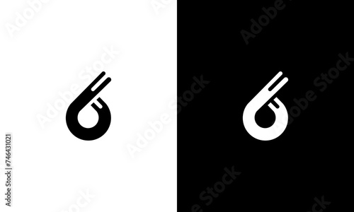initial b monogram logo design vector
