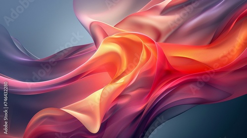 Wallpaper Mural Lustrous Opulence: 3D Rendered Beautiful Abstract Background with Smooth Silky Textures, Unveiling an Extravaganza of Dimensional Elegance, Velvety Luxury, and Contemporary Artistic Mastery Torontodigital.ca