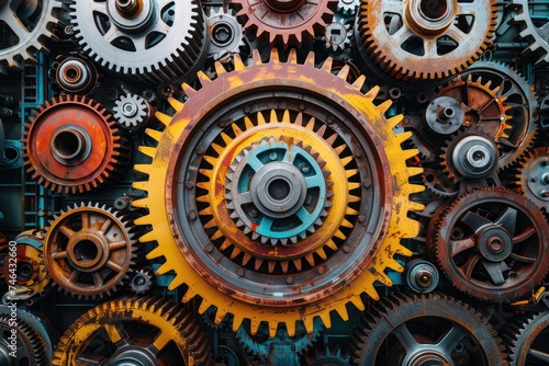 Wallpaper Mural mechanical gear technology creative professional photography Torontodigital.ca