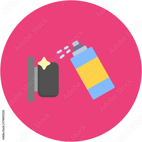 Cleaning Door Handle Icon