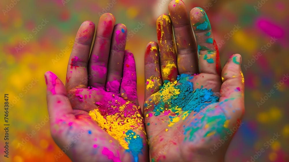 Obraz premium Indian festival holi
