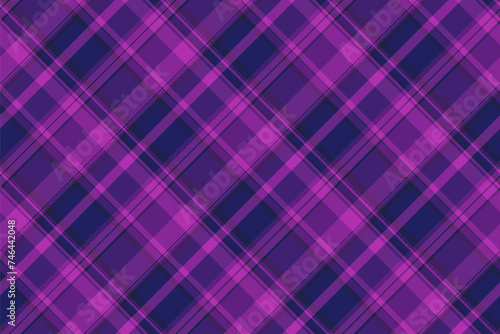 Vector pattern background of fabric texture check with a plaid textile seamless tartan.