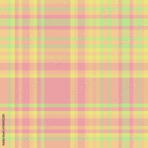Pattern textile texture of check tartan plaid with a seamless vector fabric background.
