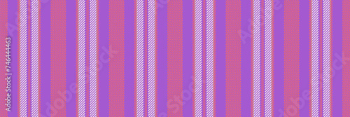 Poster vertical fabric stripe, gala vector background textile. Purity lines seamless pattern texture in violet and red colors.