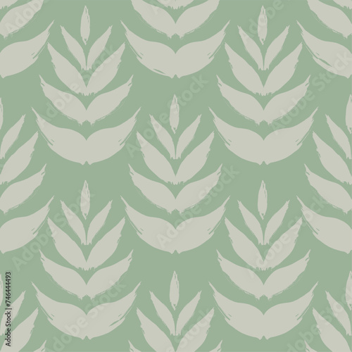 Decorative vector seamless pattern. Repeating background. Tileable wallpaper print.