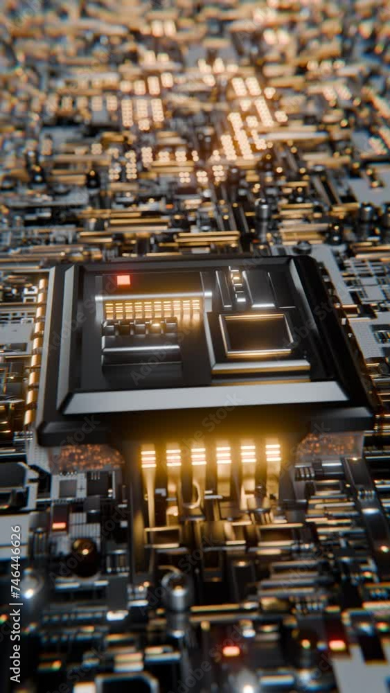 Advanced Microchip Connecting with a Motherboard Advanced Microchip Connecting with a Motherboard