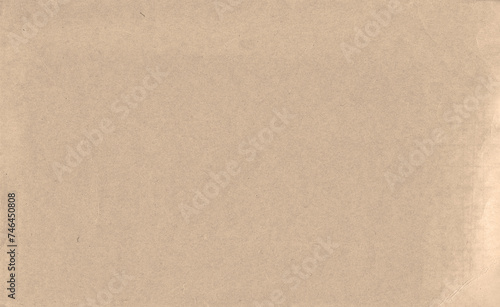 Vintage paper texture. Aged old page overlay effect background with high resolution. Kraft paper texture with stains, grain, dust particles. Empty abstract backdrop design