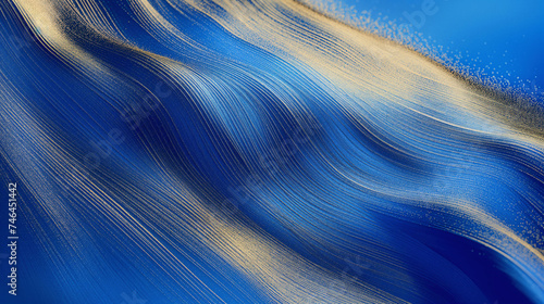 abstract blue background with waves