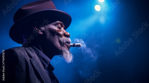 Soulful intensity of blues singer