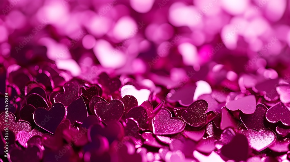 shiny empty background of confetti hearts blur it is suitable for creating a valentine card shiny empty background of confetti hearts blur it is suitable for creating a valentine card