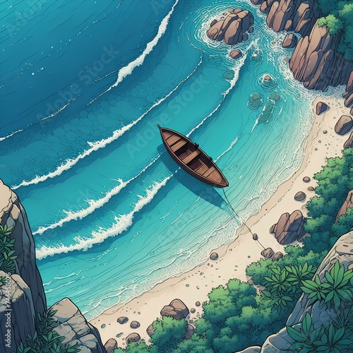 boat in the sea