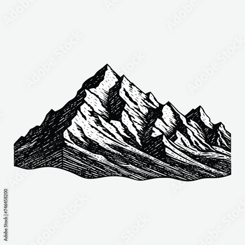 Mountain vector design