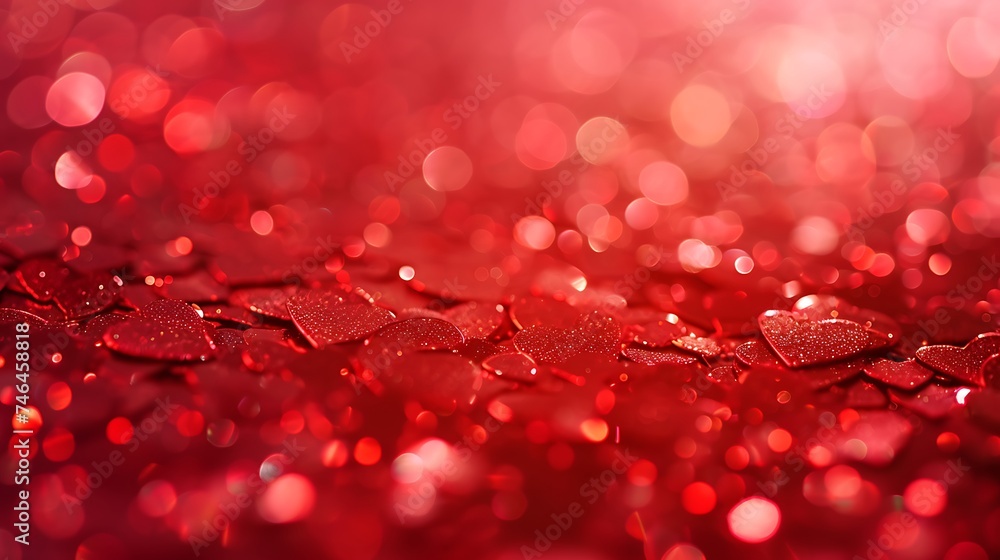 shiny empty background of confetti hearts blur it is suitable for creating a valentine card shiny empty background of confetti hearts blur it is suitable for creating a valentine card