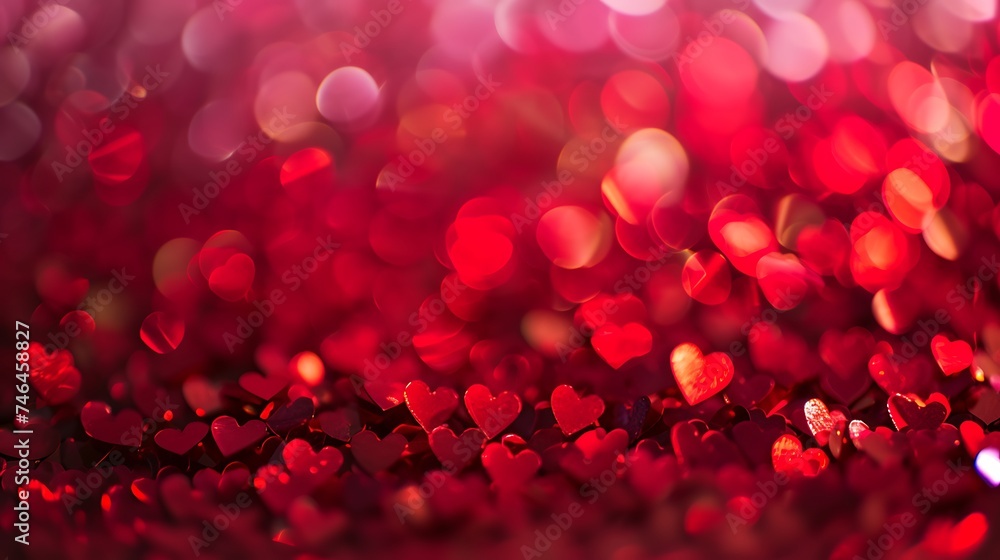 shiny empty background of confetti hearts blur it is suitable for creating a valentine card shiny empty background of confetti hearts blur it is suitable for creating a valentine card