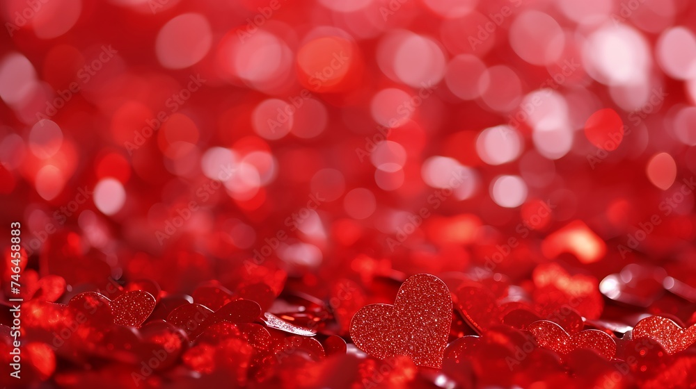shiny empty background of confetti hearts blur it is suitable for creating a valentine card shiny empty background of confetti hearts blur it is suitable for creating a valentine card