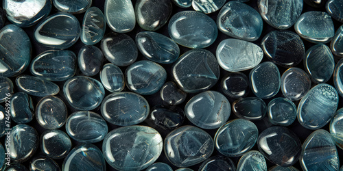 Texture Of Glass Polished Multicolored Pebbles For Wallpaper Created Using Artificial Intelligence