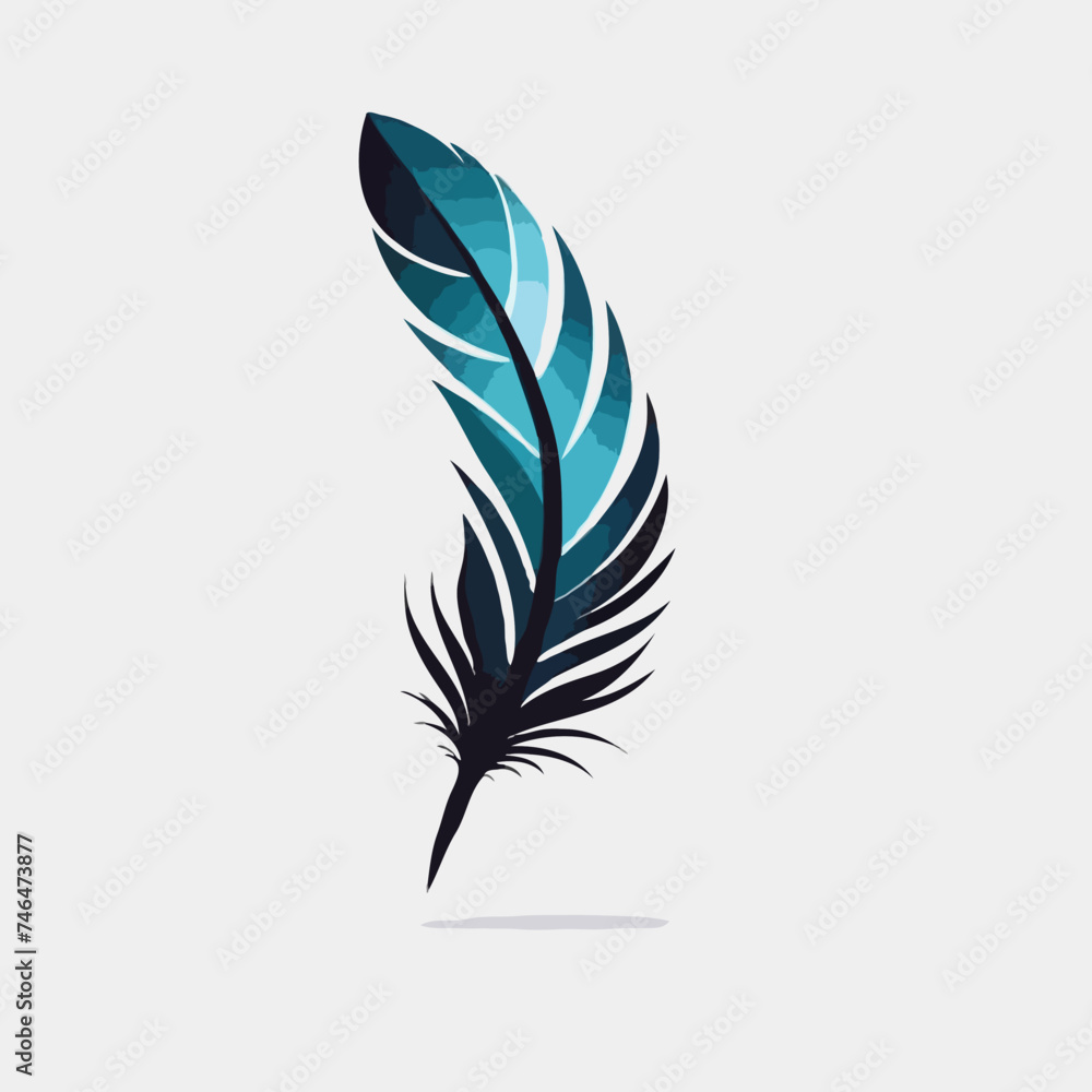 Colorful feather illustration
Colorful feather illustration