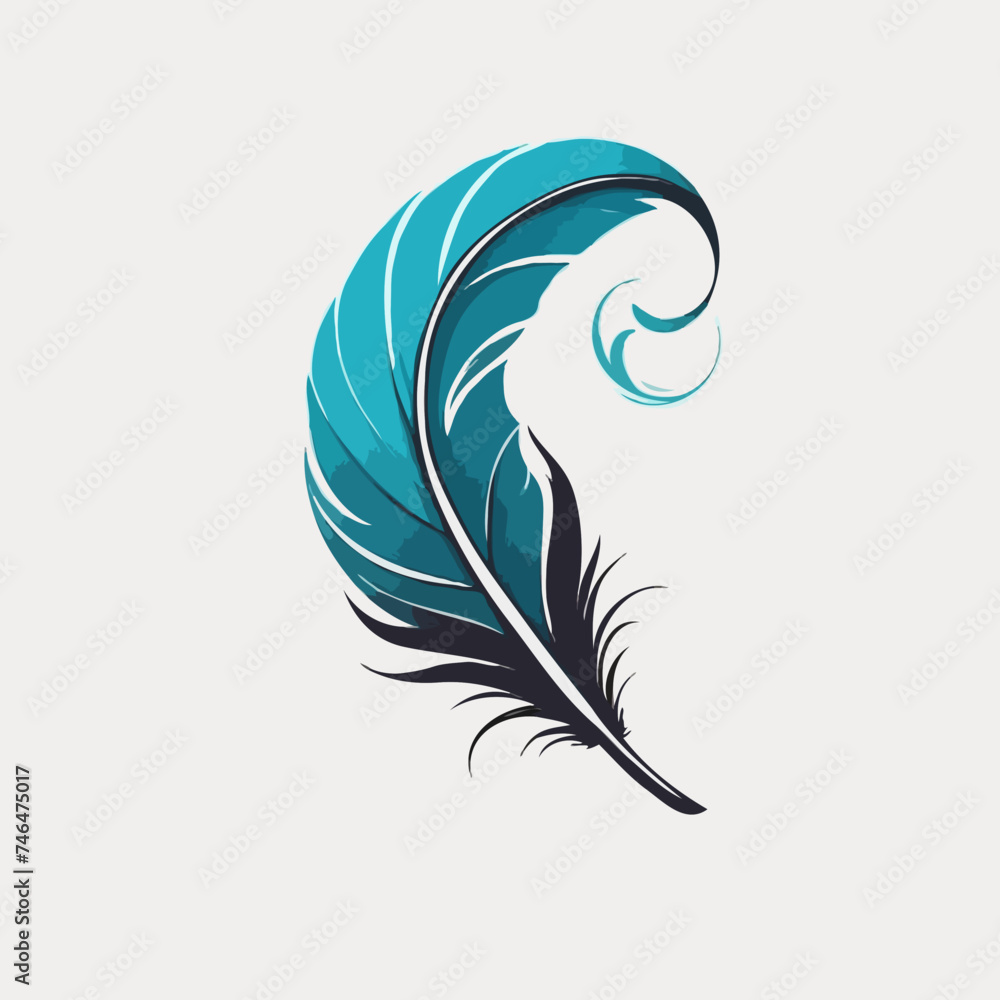 Colorful feather illustration
Colorful feather illustration