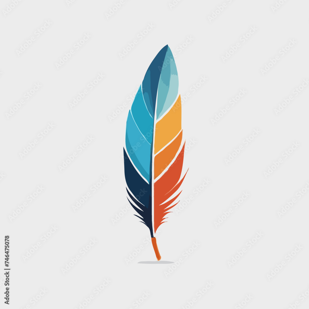 Colorful feather illustration
Colorful feather illustration