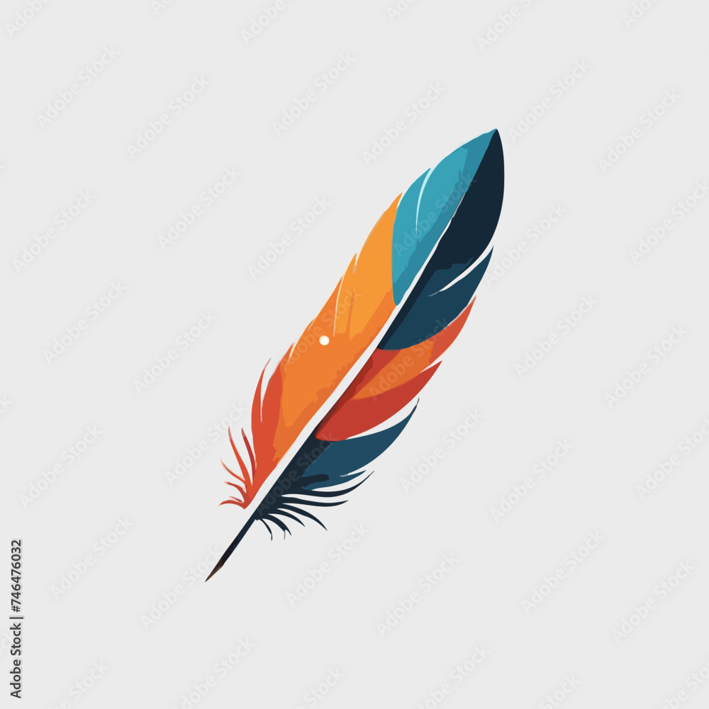 Colorful feather illustration
Colorful feather illustration