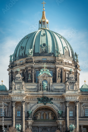 facade of the famous berlin cathedral