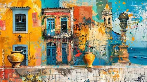 Brazilian Art Vibrancy: Street to Sculpture Collage