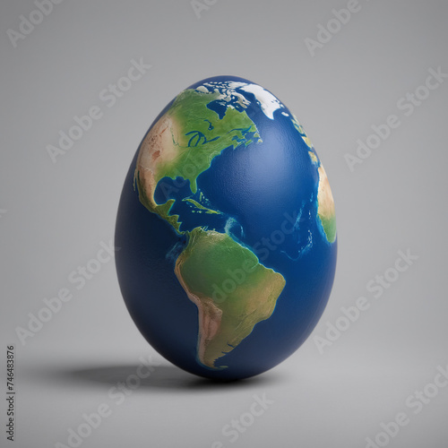 Earth as Egg - Americas © Martin