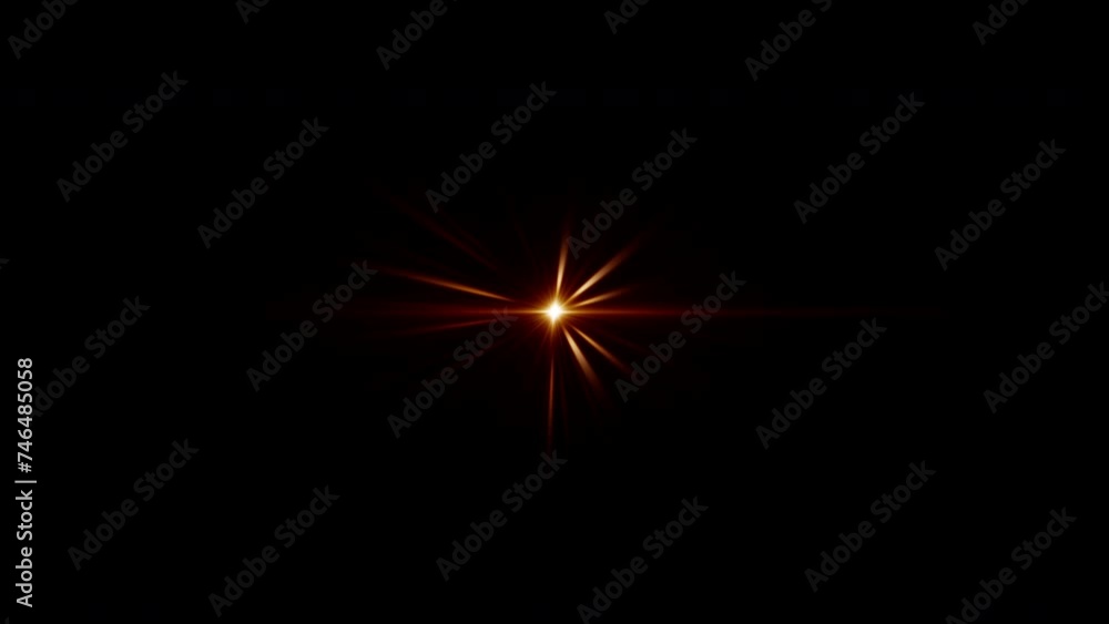 Loop center rotating star glow orange gold rays radial optical lens flares shine light animation art on black background. Lighting lamp rays effect dynamic bright video footage Loop center rotating star glow orange gold rays radial optical lens flares shine light animation art on black background. Lighting lamp rays effect dynamic bright video footage