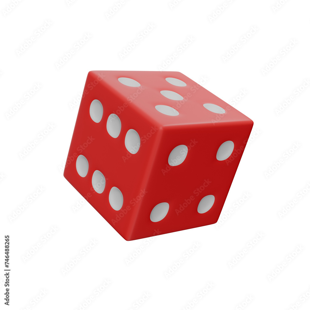 red casino dice falling on transparent background red casino dice falling on transparent background