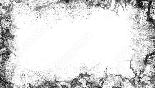 Old vintage film frame overlays texture. Overlays screen border. Textured of scratches, chips, dirt on old aged surface .