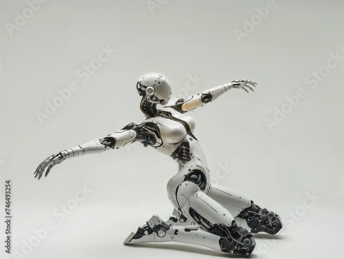 AI, robot, dexterity, automation, dance, choreography, music, rythm, copy space