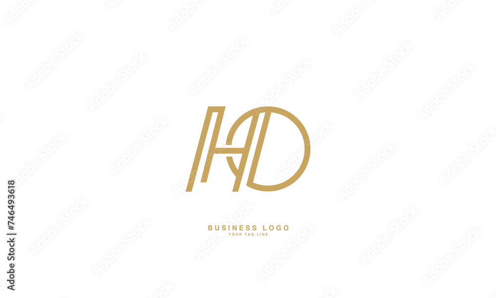 HO, OH, H, O, Abstract Letters Logo Monogram HO, OH, H, O, Abstract Letters Logo Monogram