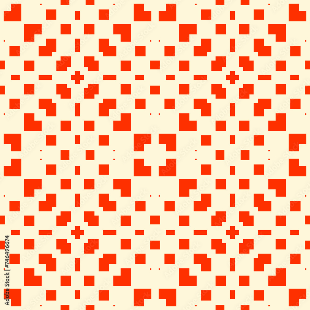 Geometric ornate. Checks, bars, figures seamless pattern. Checkered ornament. Squares, rectangles illustration. Tiles wallpaper. Ethnic motif. Mosaics background. Digital paper. Embroidery print Geometric ornate. Checks, bars, figures seamless pattern. Checkered ornament. Squares, rectangles illustration. Tiles wallpaper. Ethnic motif. Mosaics background. Digital paper. Embroidery print