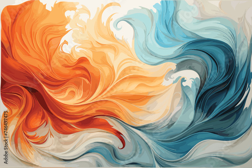 Chromatic Symphony: A Kaleidoscopic Paint Splatters Design © Abul