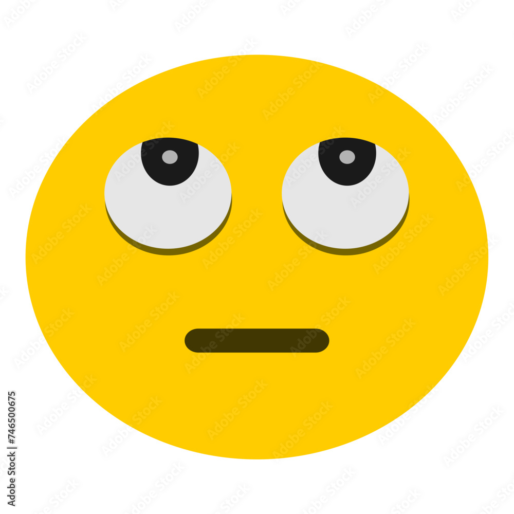 Fototapeta premium Expression emoji vector icon