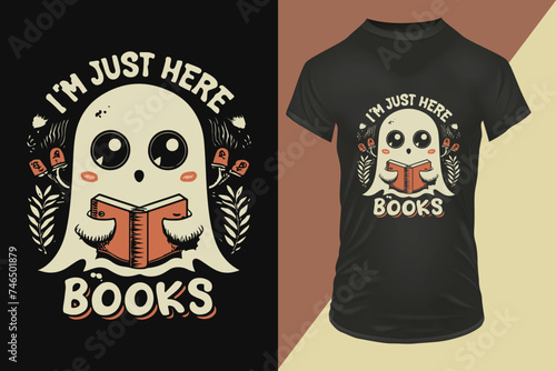 Read More Books ghost read books vector